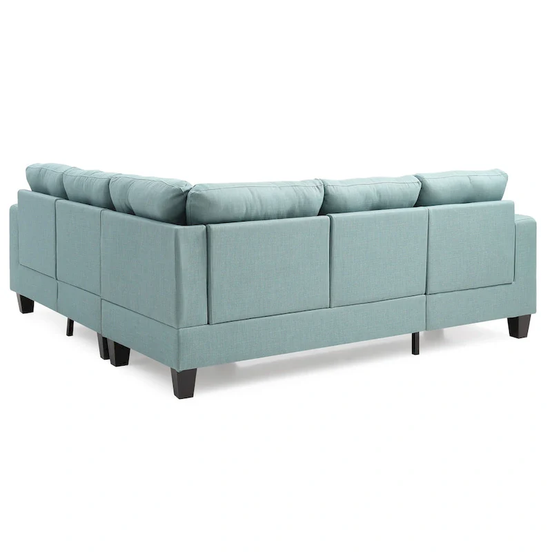 Newbury Twill Fabric Sectional Sofa