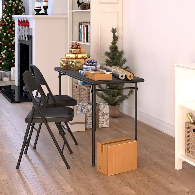 COSCO 20 x 48 Vinyl Top Folding Table