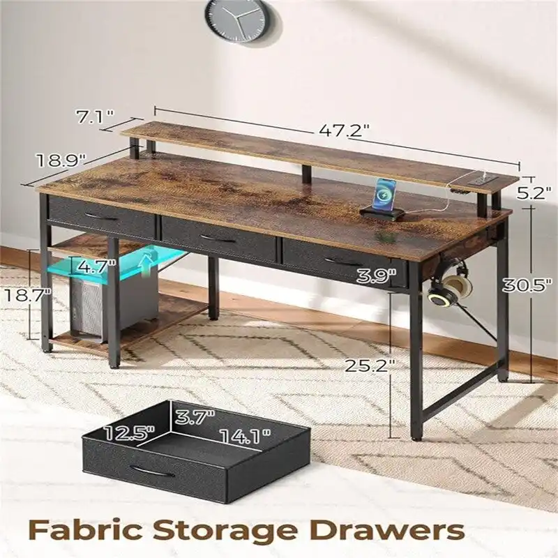 Computer Desk with Power