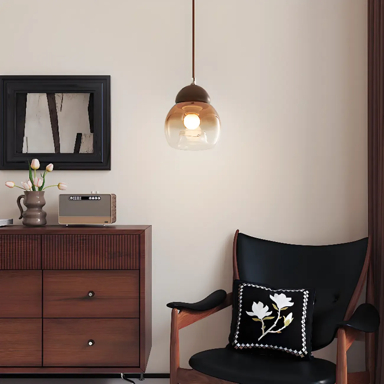 Modern Glass Pendant Light for Kitchen Island