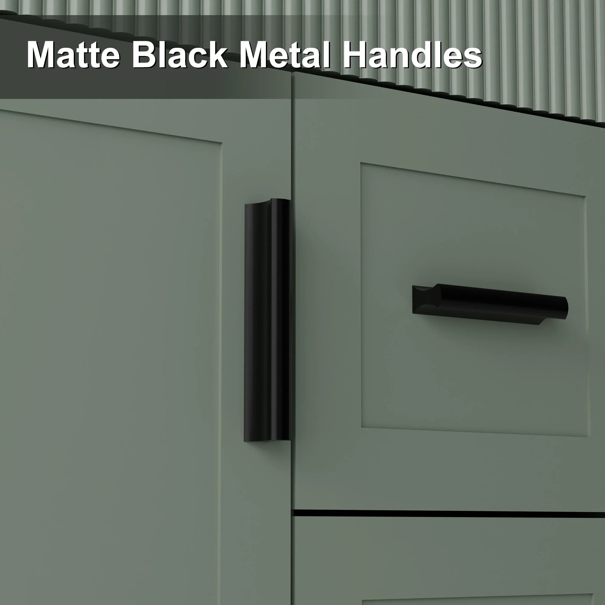 Wavy Line 30/36/48 Bathroom Vanity Set with Sink & Faucet