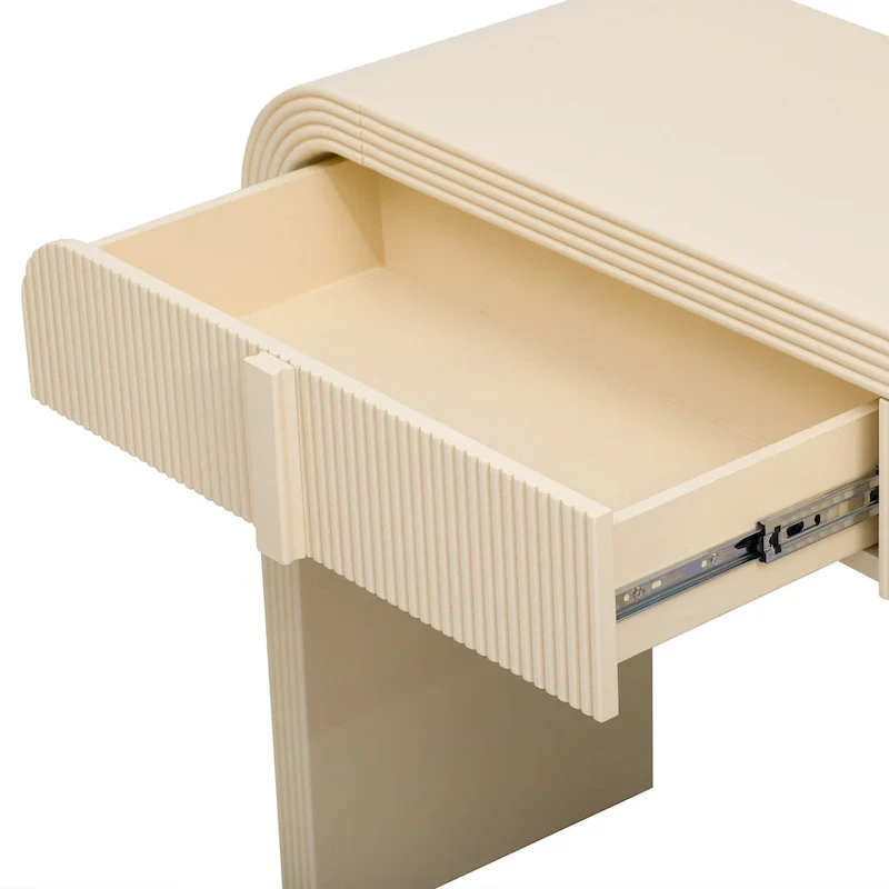 Unique Modern Rounded Silhouette Console Table