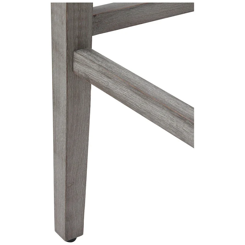 Upholstered Polyester Gray 29 Inch Bar Stool