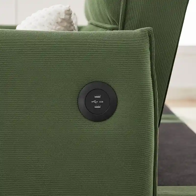 GEITIN Convertible Futon Sofa Bed with 2 Pillows