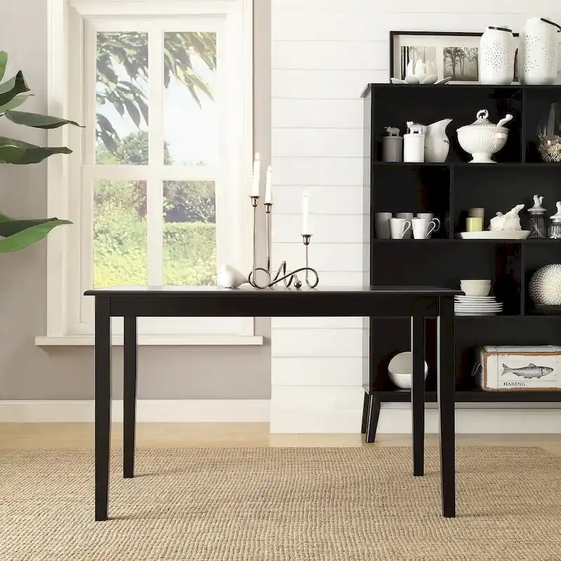 Wilmington Rectangular Black Dining Table by iNSPIRE Q Classic - Dining Table