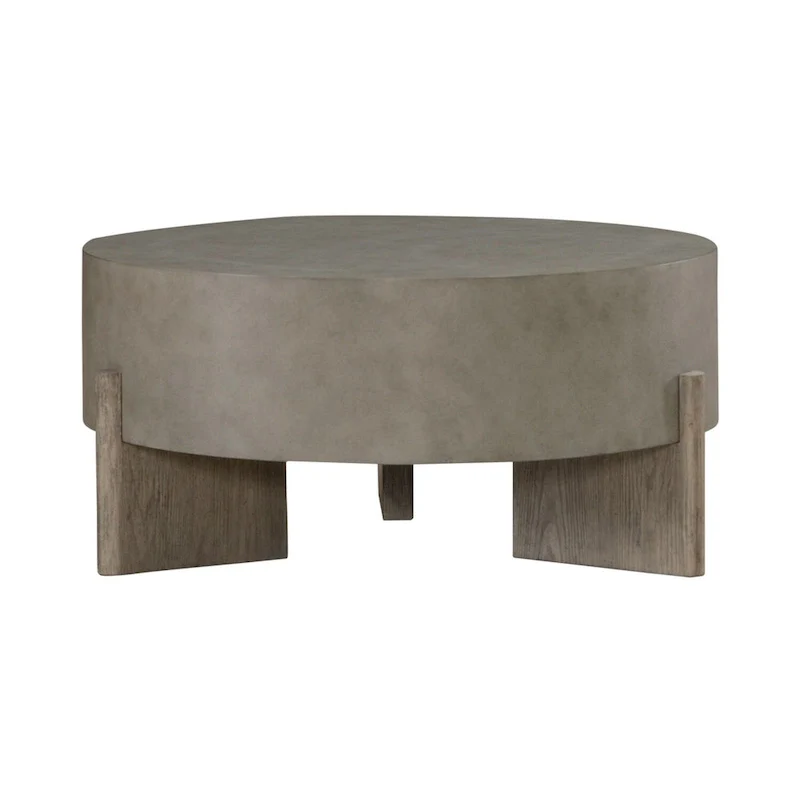Affinity Dusty Taupe & Concrete 3 Piece Round Cocktail Table Set