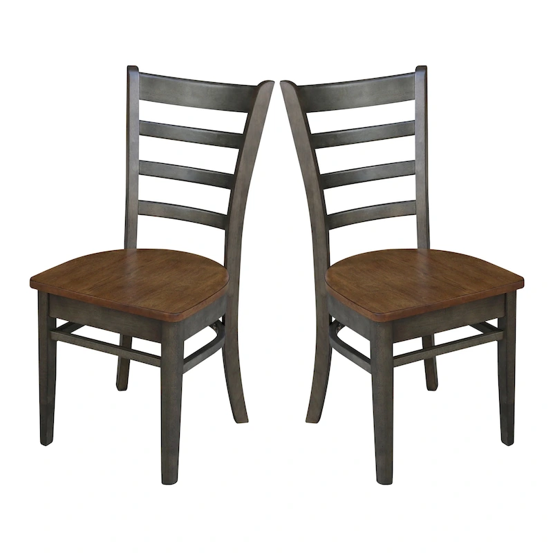 International Concepts Set of Two Emily Side Chairs