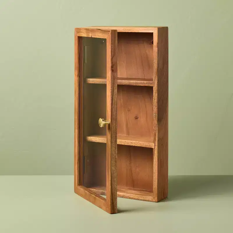 Wall Mounted Wood Display Box - Hearth & Hand™ with Magnolia
