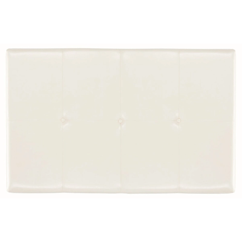 SAFAVIEH Tonja Brown Bicast Leather Rectangle Ottoman