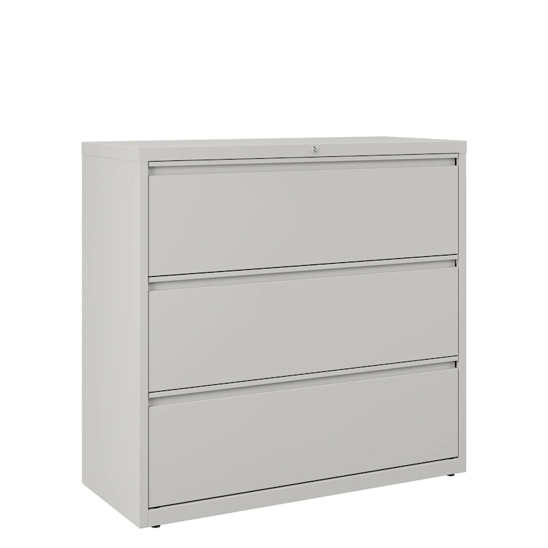 Hirsh 42-in Wide HL10000 Series 3 Drawer Lateral File Cabinet, White