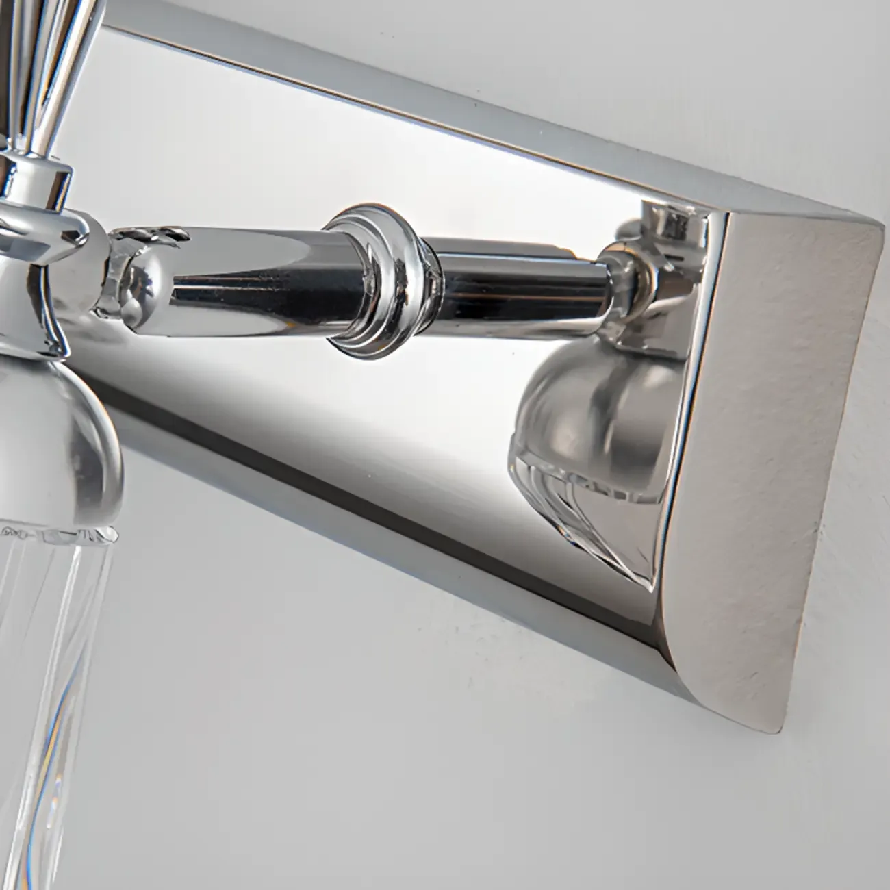 Modern Stainless Steel Bathroom Vanity Light Dimmable LED