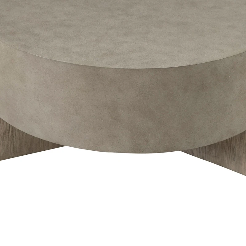 Affinity Dusty Taupe & Concrete 3 Piece Round Cocktail Table Set