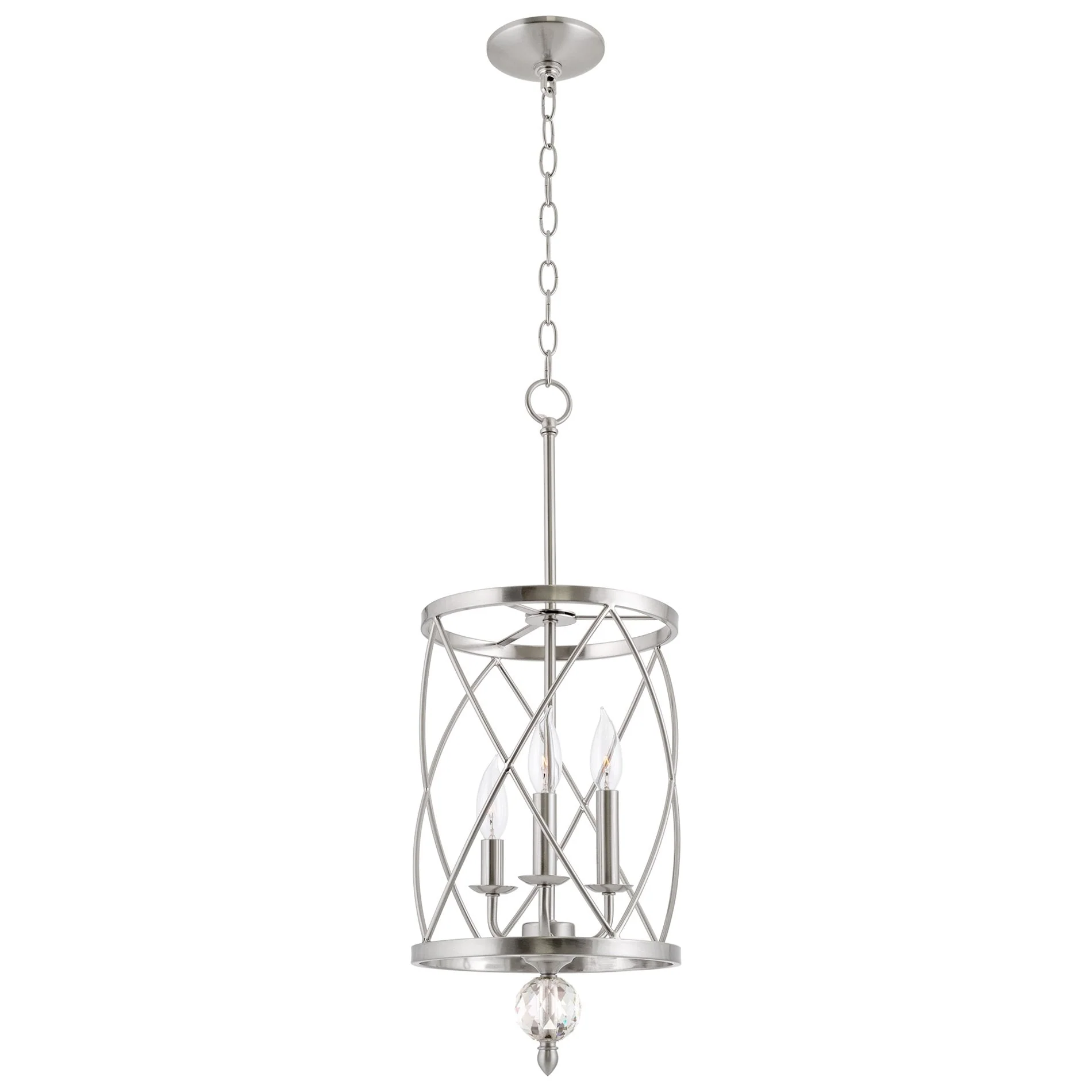 Eleanor 27 3-Light Modern Foyer Light Pendant Chandelier