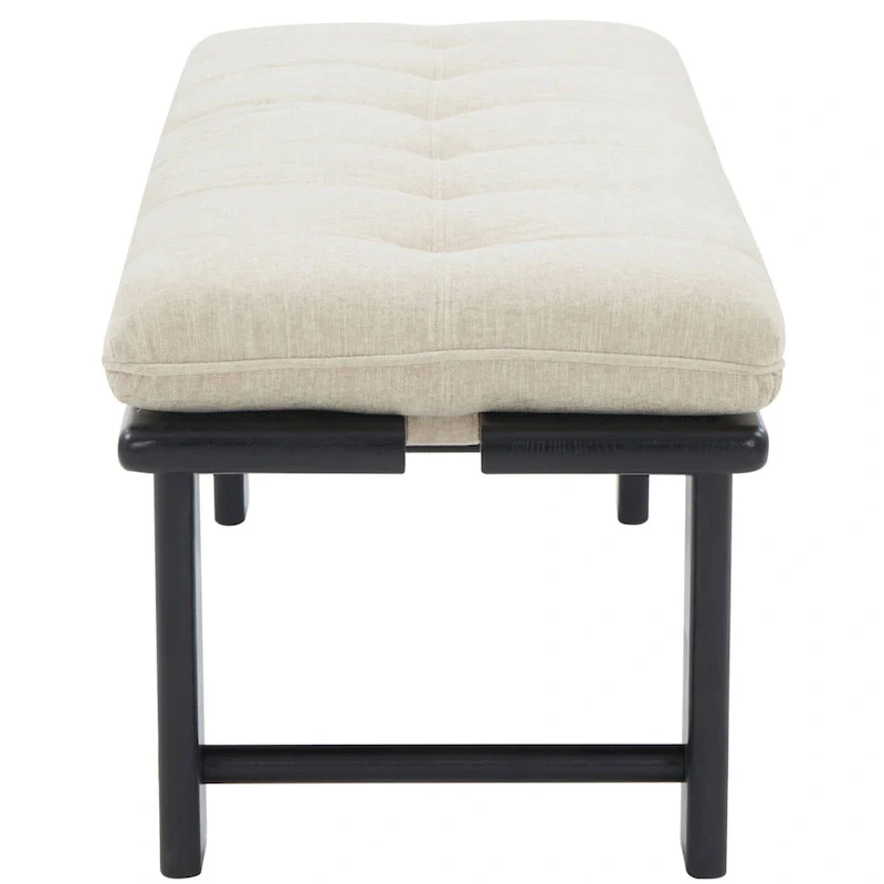 SAFAVIEH Couture Rasema Modern Cushion Bench - 60.8 In. W x 18.9 In. D x 18.1 In. H - 61Wx19Dx18H