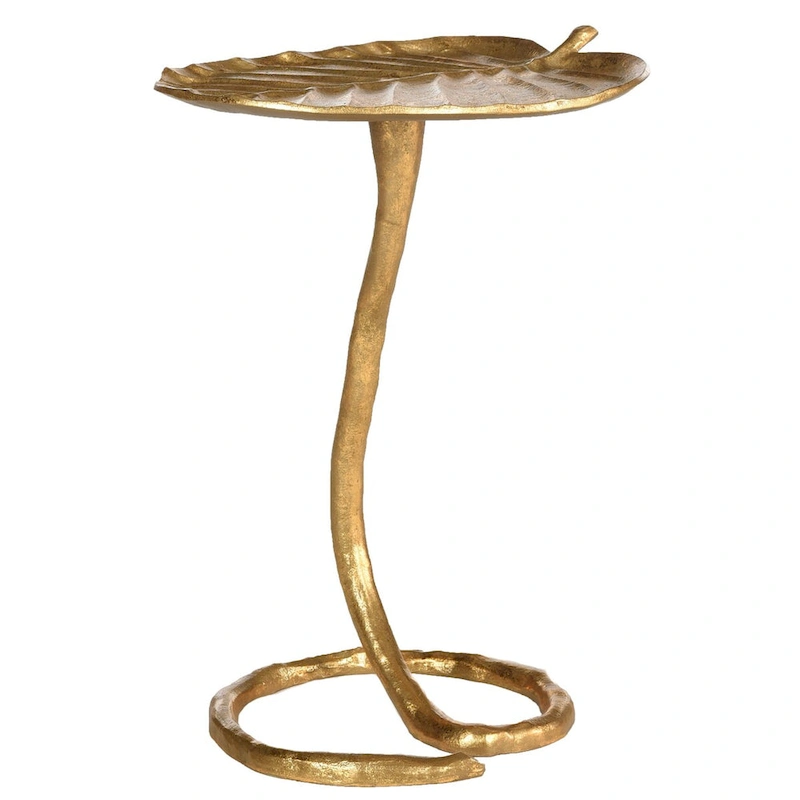 SAFAVIEH Sharlene Gold Side Table - 15 x 13 x 21 - 15Wx13Dx21H