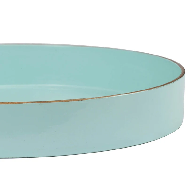 Mimosa Round Tray - Powder Blue