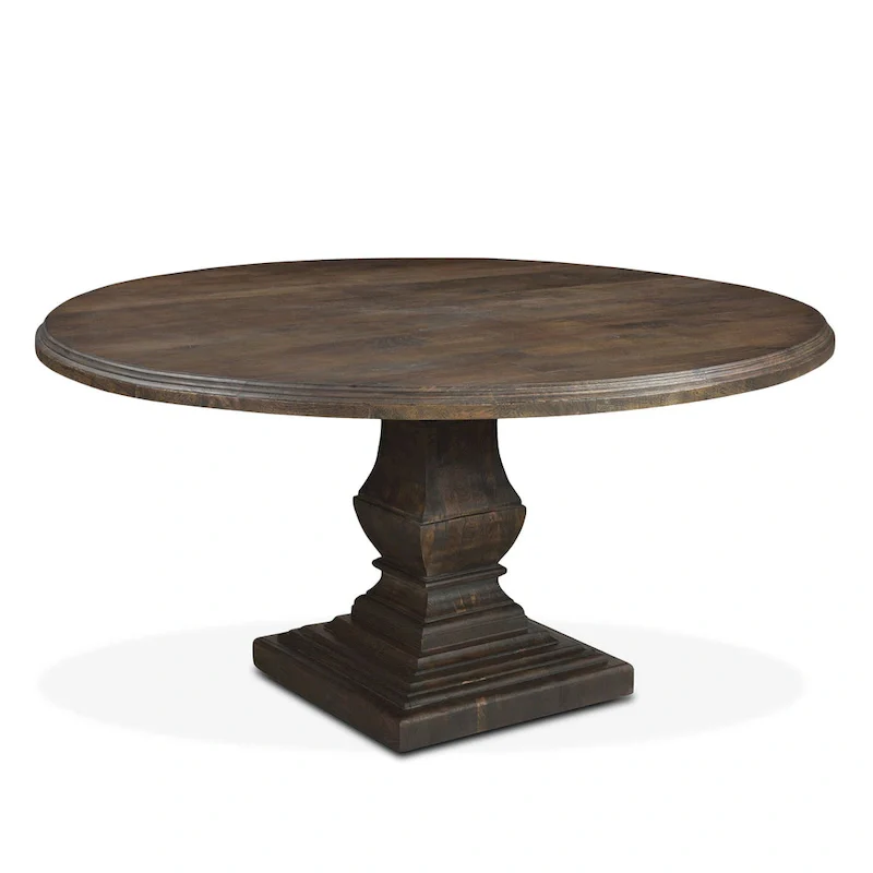 Toulon 60  Round Weathered Mango Dining Table