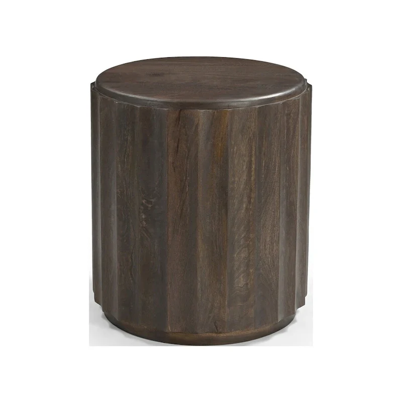 Sydney Round Solid Wood End Table