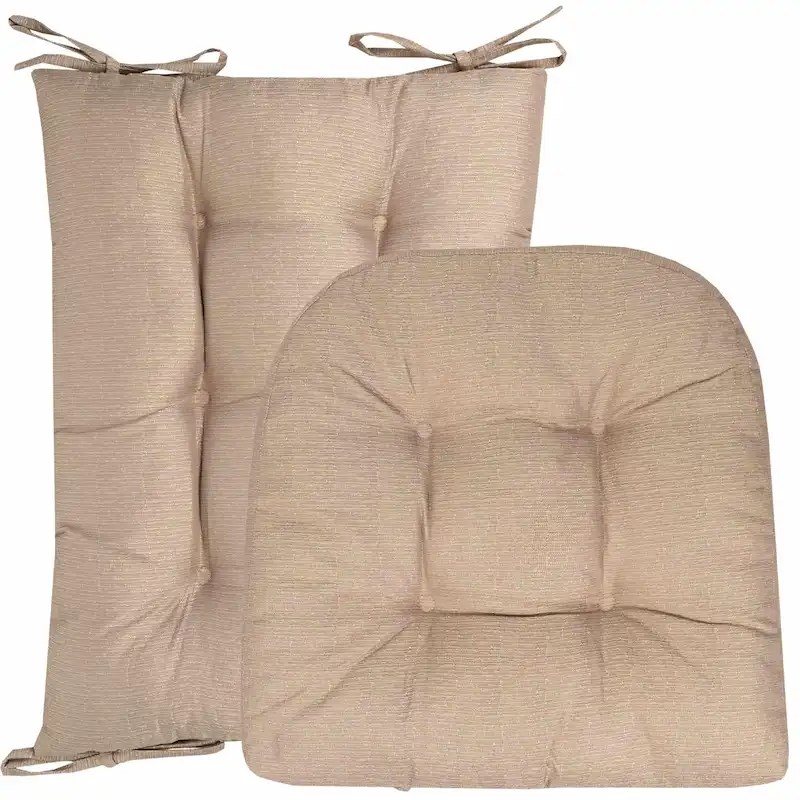 Sweet Home Collection Rocking Chair Cushion Set