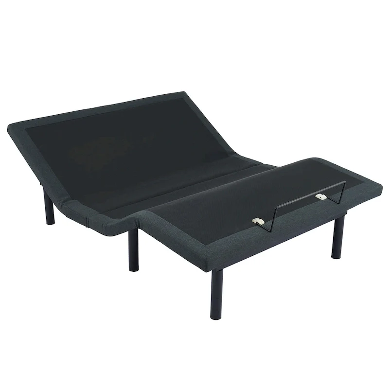 Massaging Zero Gravity Adjustable Bed with Wireless Remote and Underbed Lighting