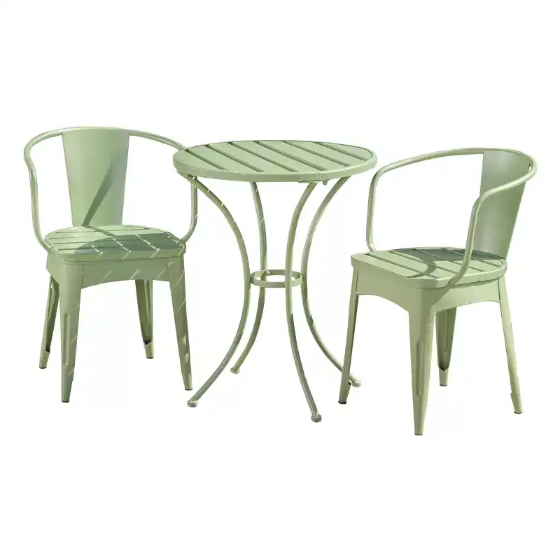 Colmar 3pc Cast Iron Patio Bistro Set - Christopher Knight Home
