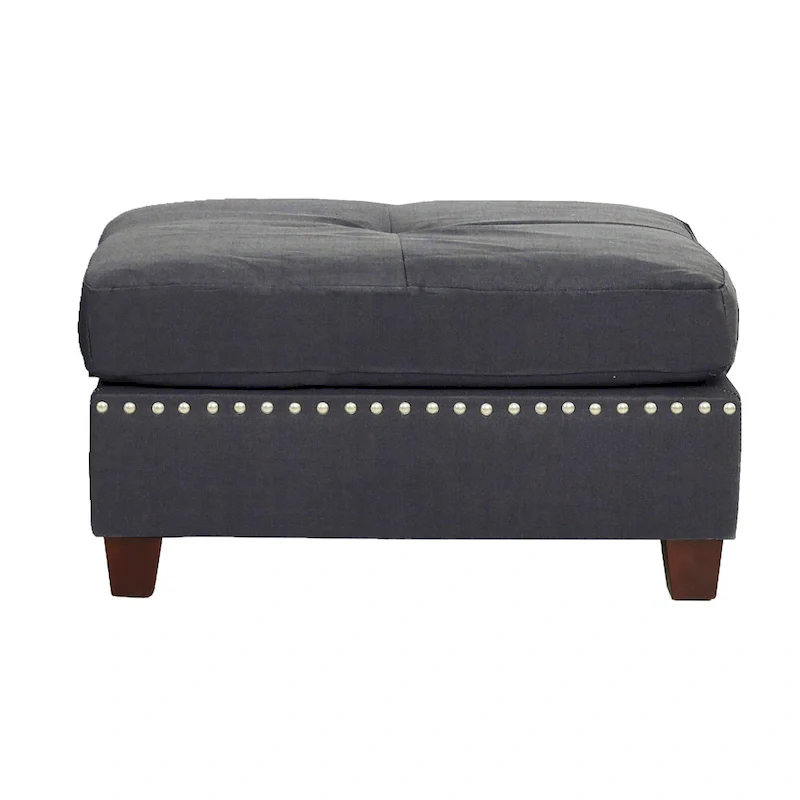 Bobkona Chaise Upholstered 3-piece Reversible Sectional Sofa Set