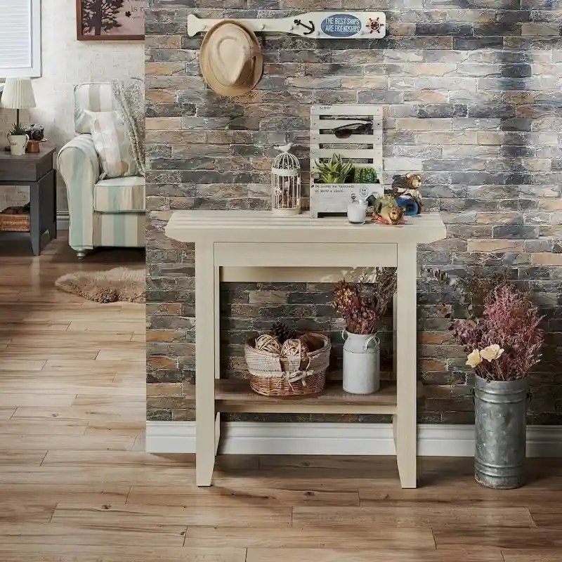 36-inch 1-Shelf Console Table