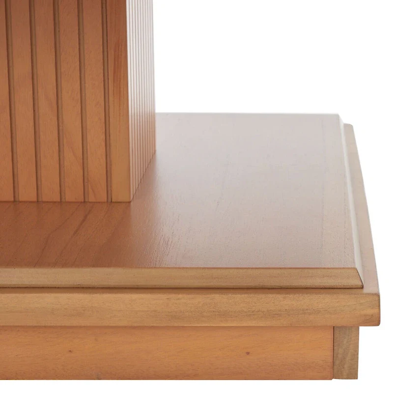 SAFAVIEH Ava 2-Shelf Accent Table - 24  L x 24  D x 21  H - 24Wx24Dx21H