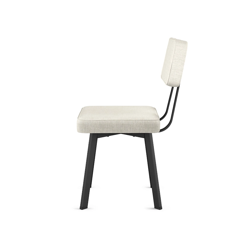 Amisco Clarkson Upholstered Dining Chair with Metal Legs