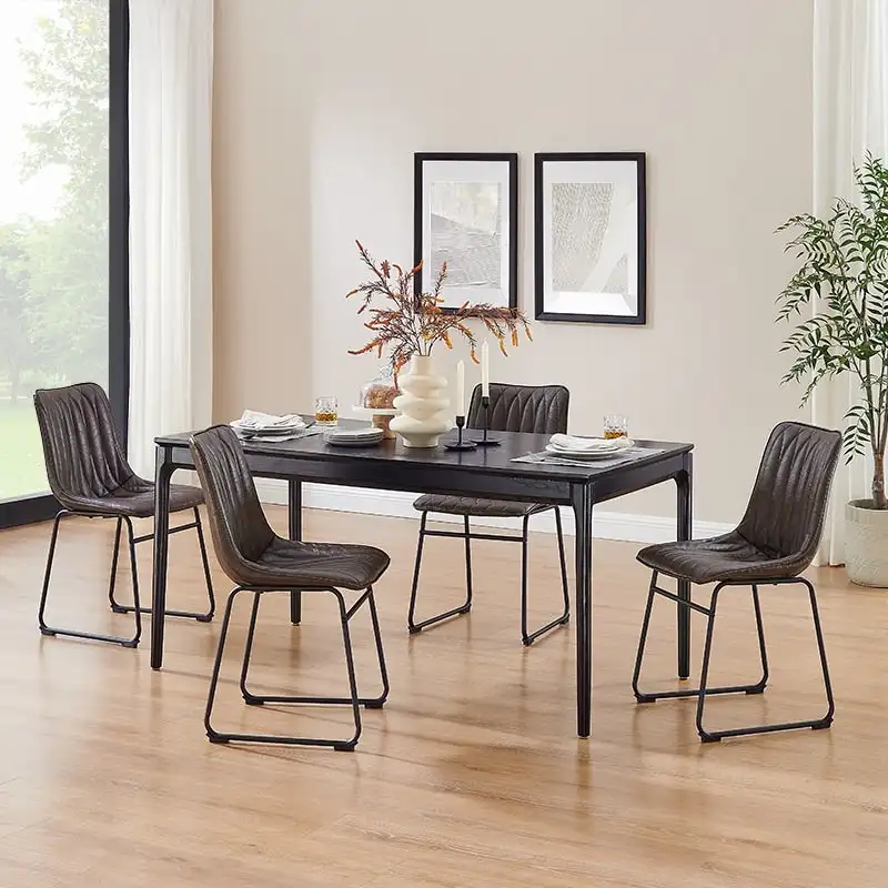 Faux Leather Dining Chair (Set of 2)