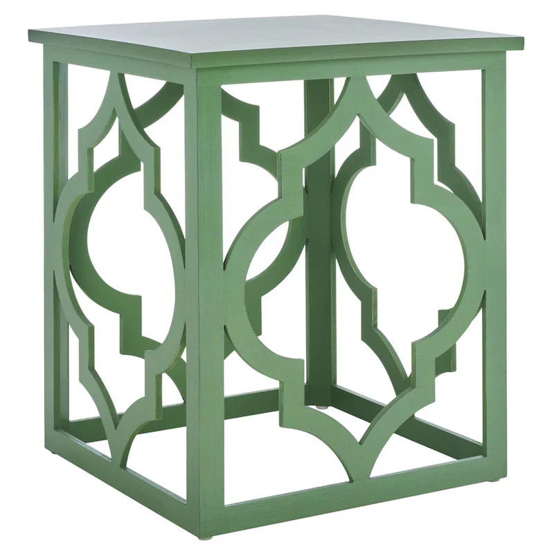 Silver Leaf End Table - 19 W x 19 D x 23 H