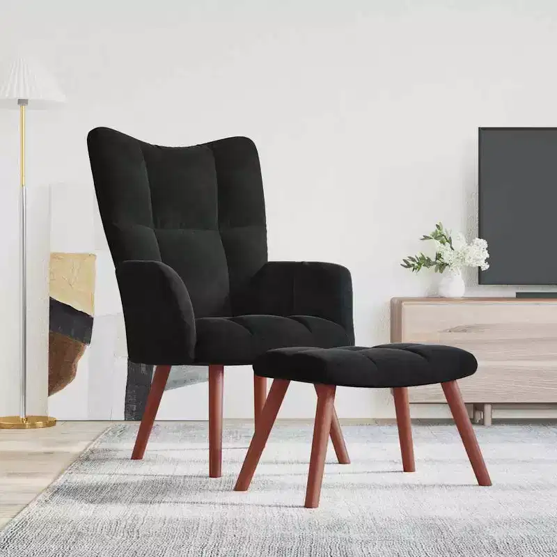 vidaXL Relaxing Chair Dark Grey