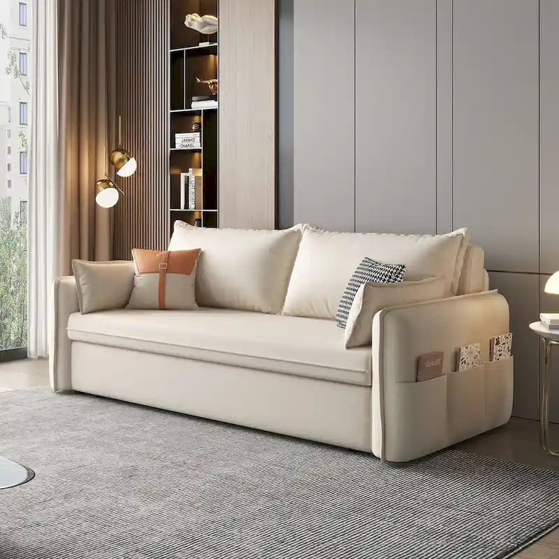 Convertible Sleeper Sofa Bed with Storage
