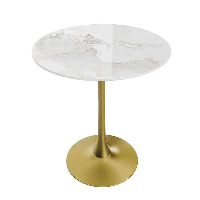 39.37  High Bar Table Round Cafe Bistro Pub Cocktail Kitchen Table Sintered Stone-top