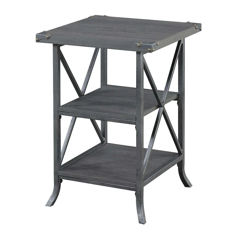 Convenience Concepts Brookline End Table with Shelves