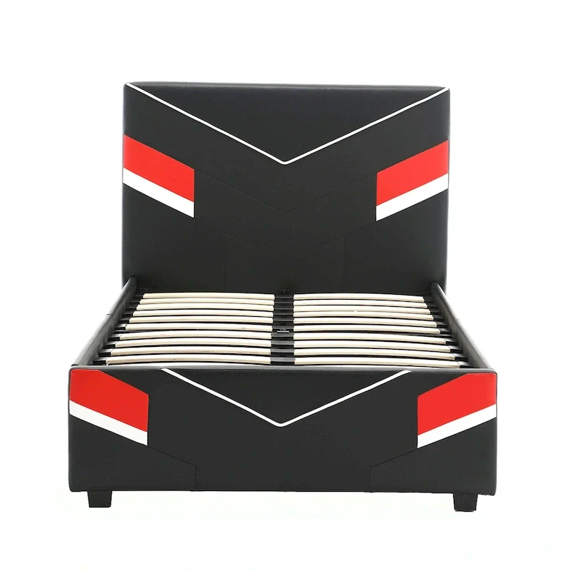 X Rocker Orion eSports Gaming Bed Frame, Black/Red, Twin