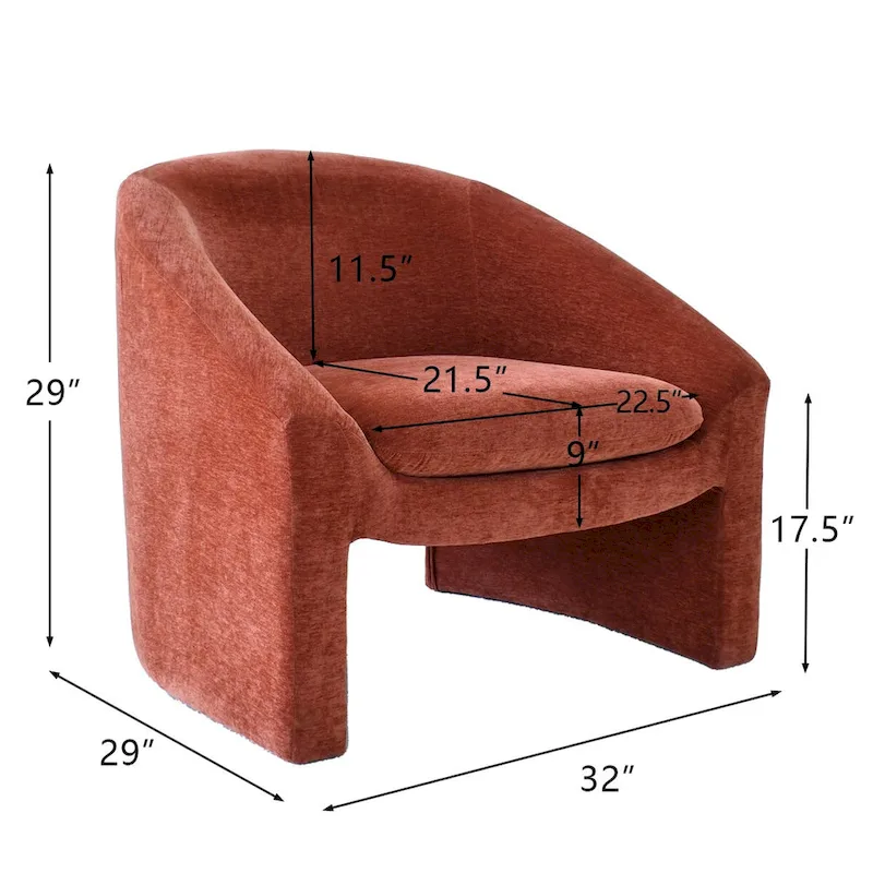 Upholstered Barrel Chair