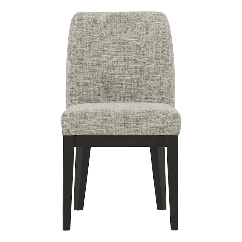 Burkhaus Dark Brown Dining Upholstered Side Chair, Set of 2 - 20.5 W x 24 D x 35.5 H