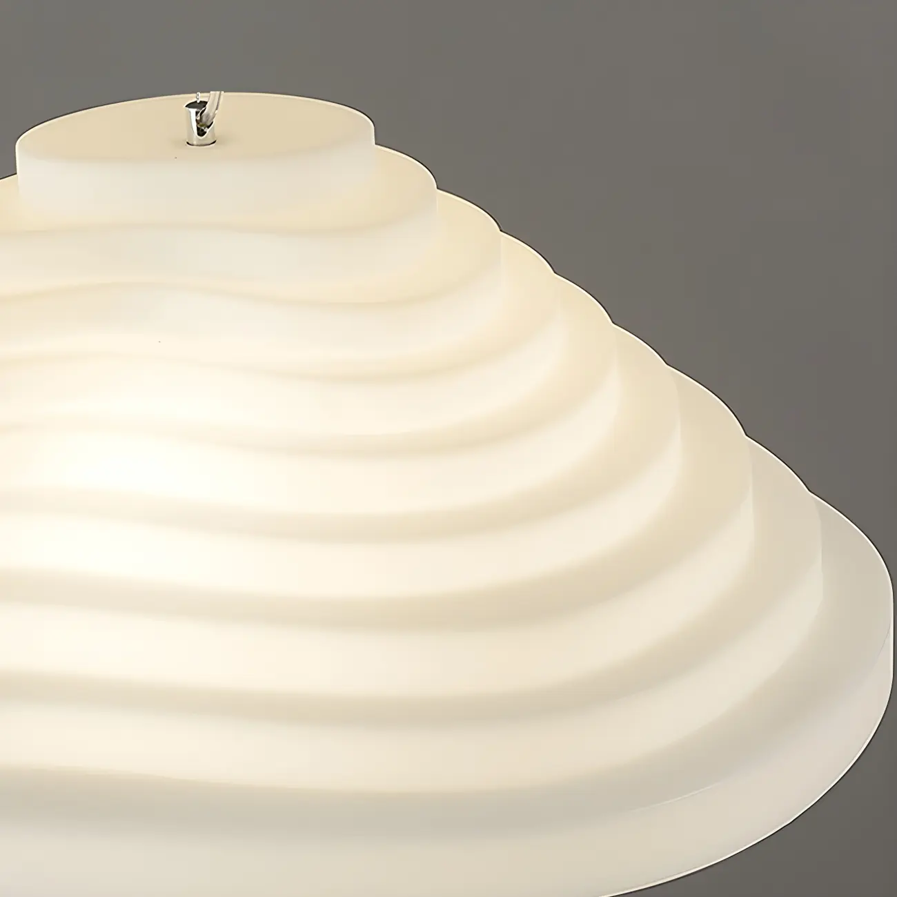 Geometric Large White 2-Light Island Pendant Light