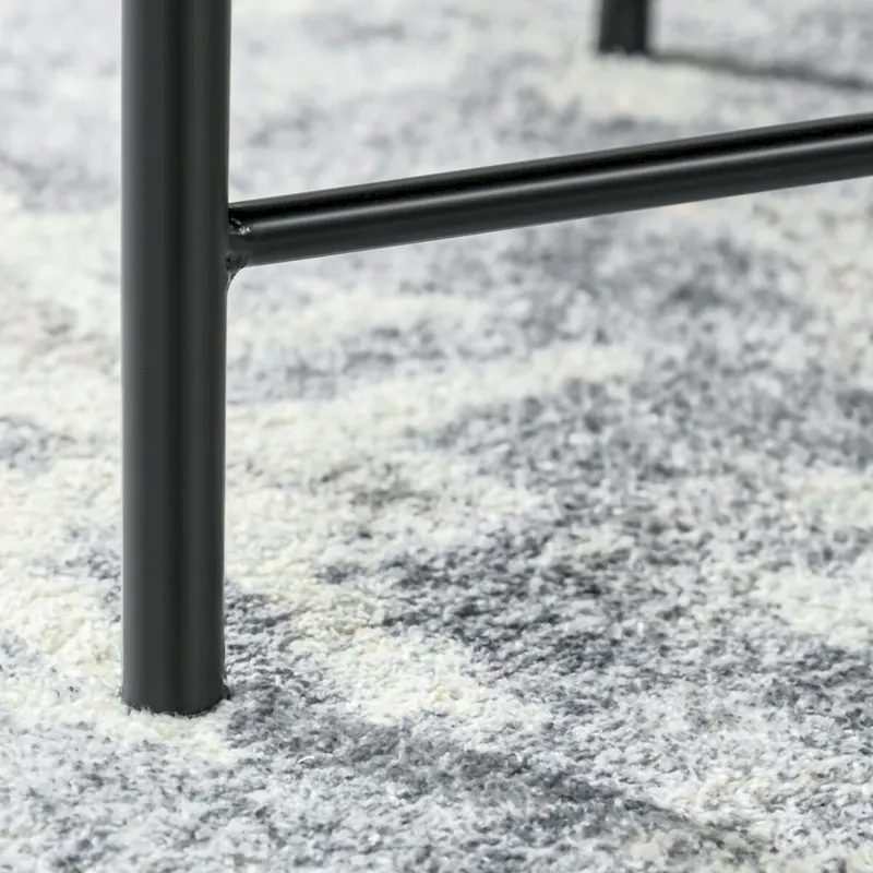 Black Round Coffee Table 24