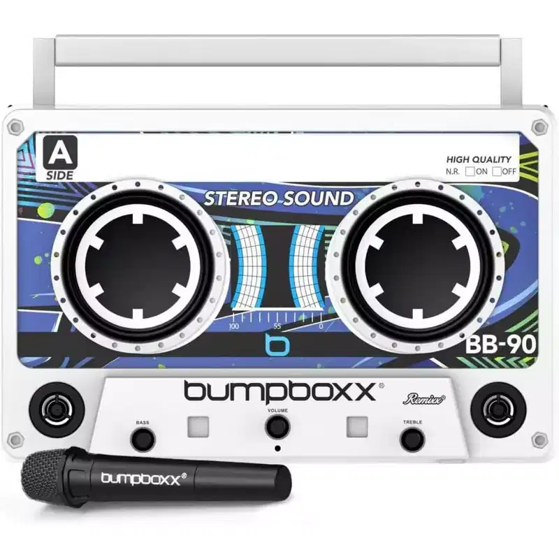 Refurbished: Bumpboxx Remix Bluetooth Speaker - White Frost - Manufacturer Refurbished