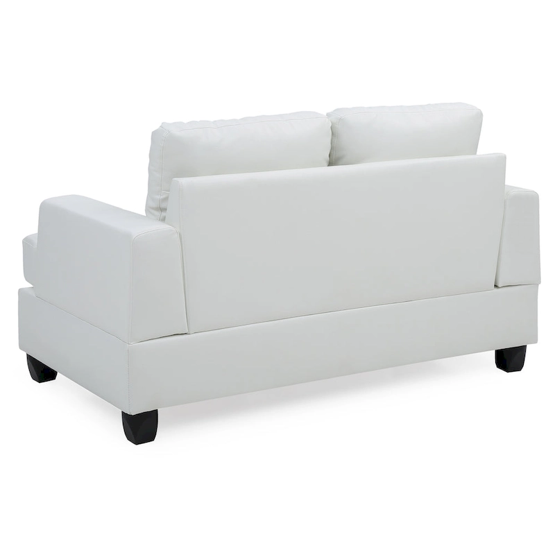Sandridge Faux Leather Loveseat