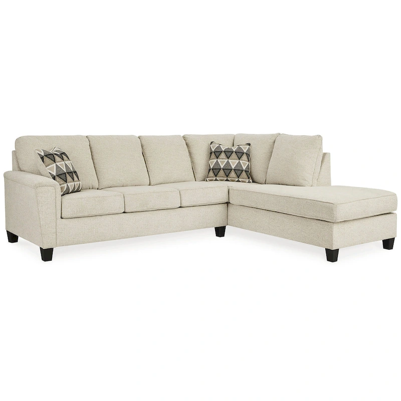 Signature Design by Ashley Abinger 2-Piece Sleeper Sectional with Chaise - 116 W x 91 D x 39 H