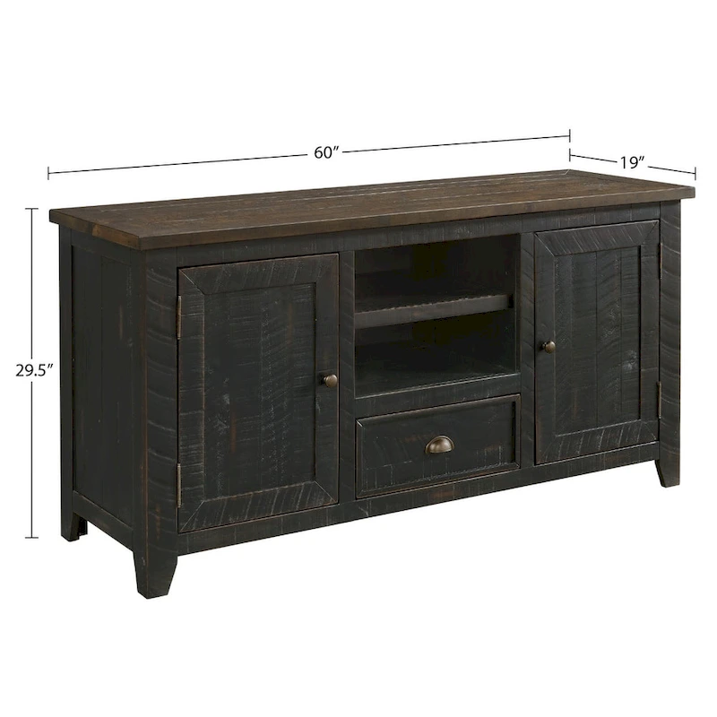The Gray Barn Downington Solid Wood 60-inch TV Stand