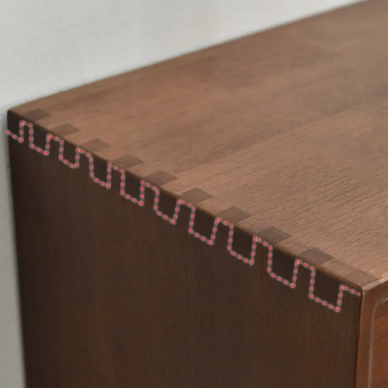 Narrow Modern Wood Brown Vertical Bookcase with Drawers