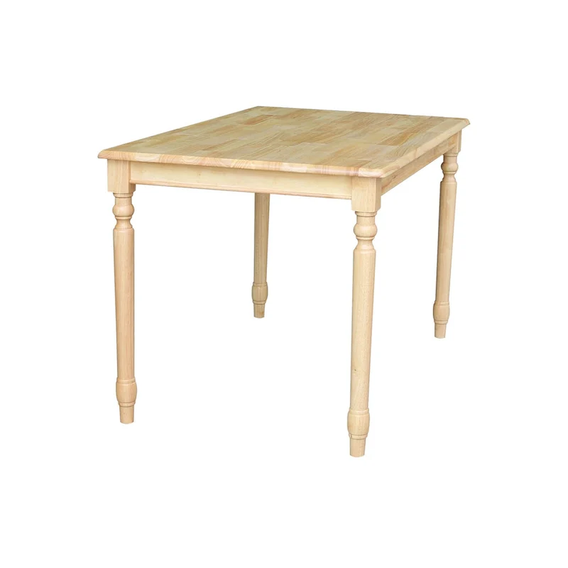 International Concepts Natural Finish Solid Wood Dining Table