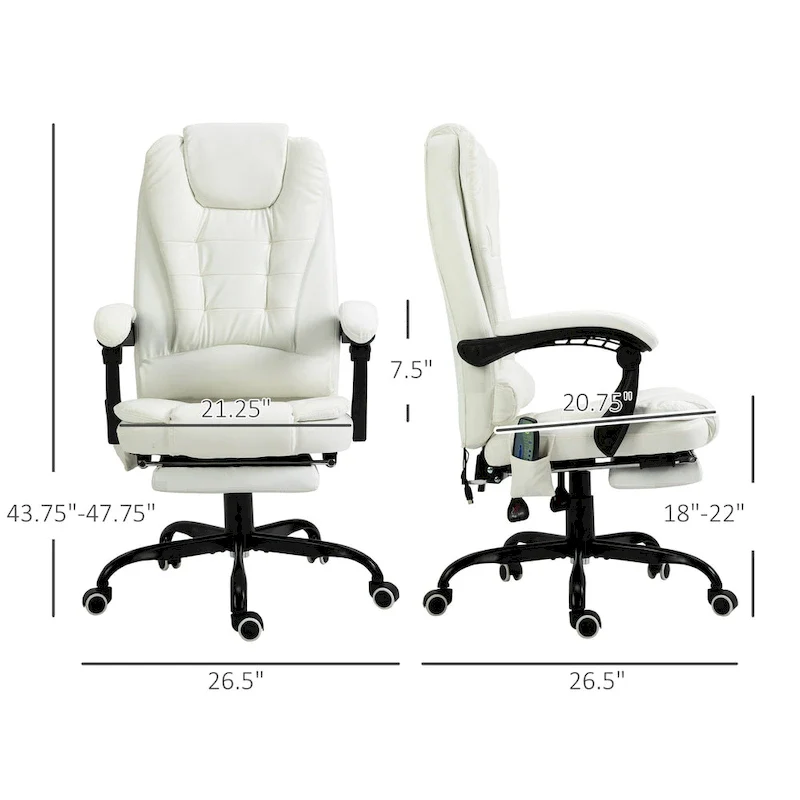 Massage Office Chair High Back Executive Recliner