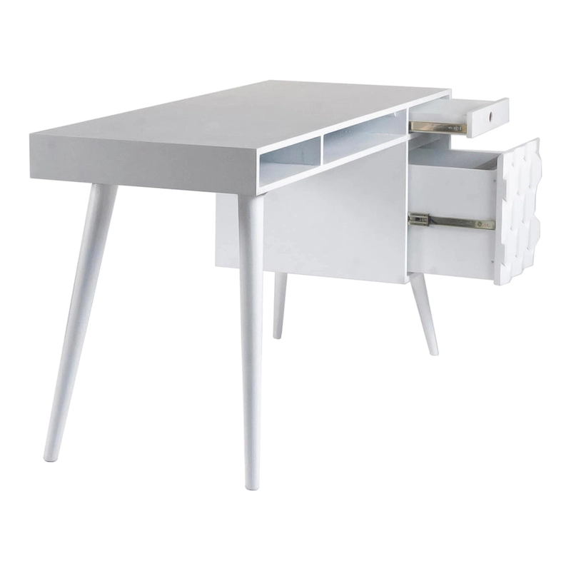 Aurelle Home Oslo Mid-Century Modern Desk