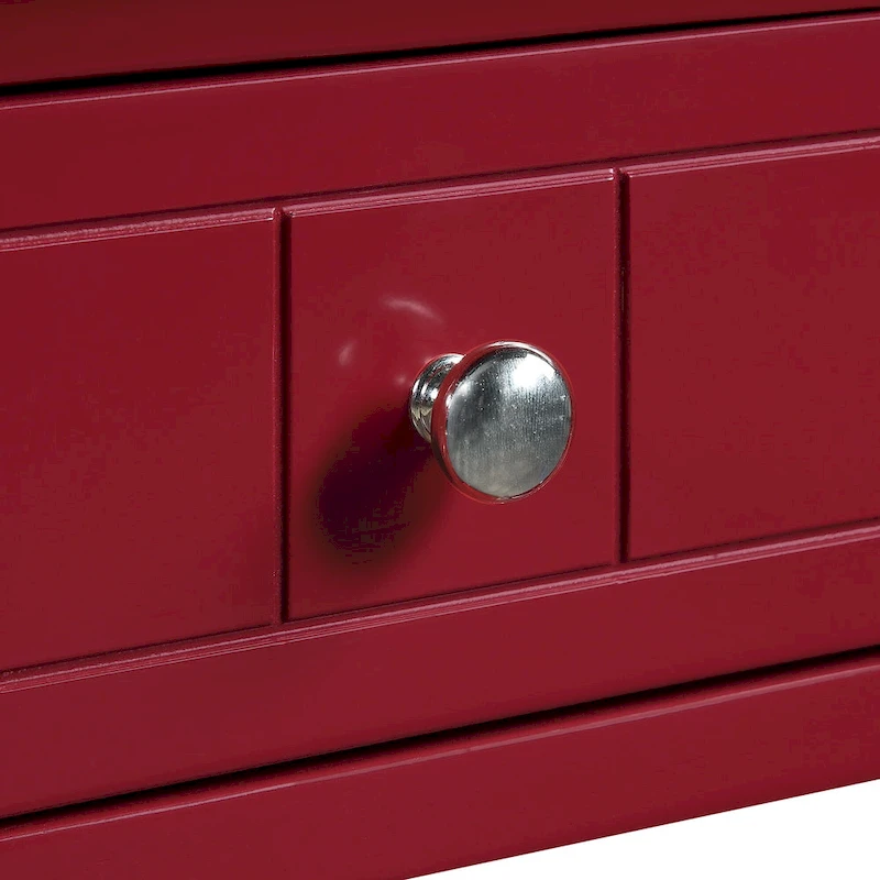 Convenience Concepts French Country Khloe 1 Drawer Accent Table with Shelf