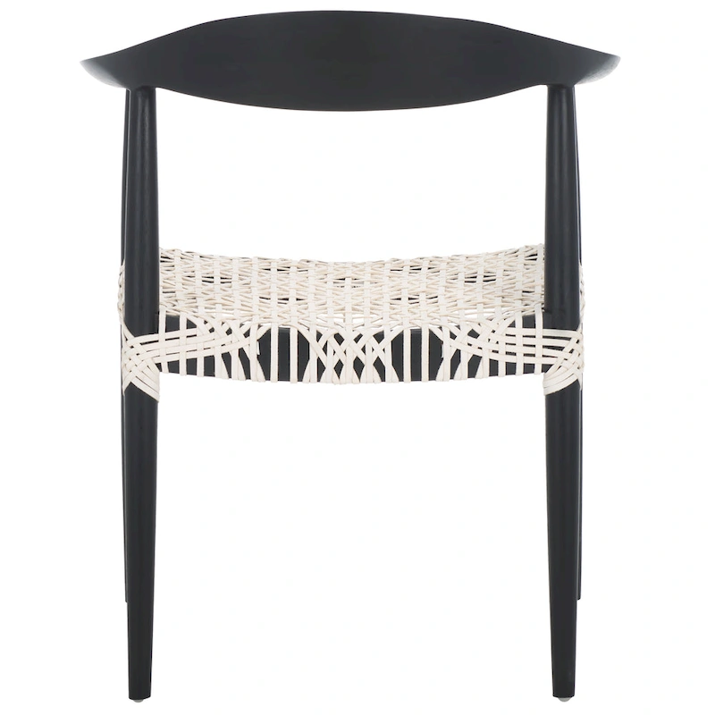 SAFAVIEH Trix Bandelier Black Dining Arm Chair - 24.8